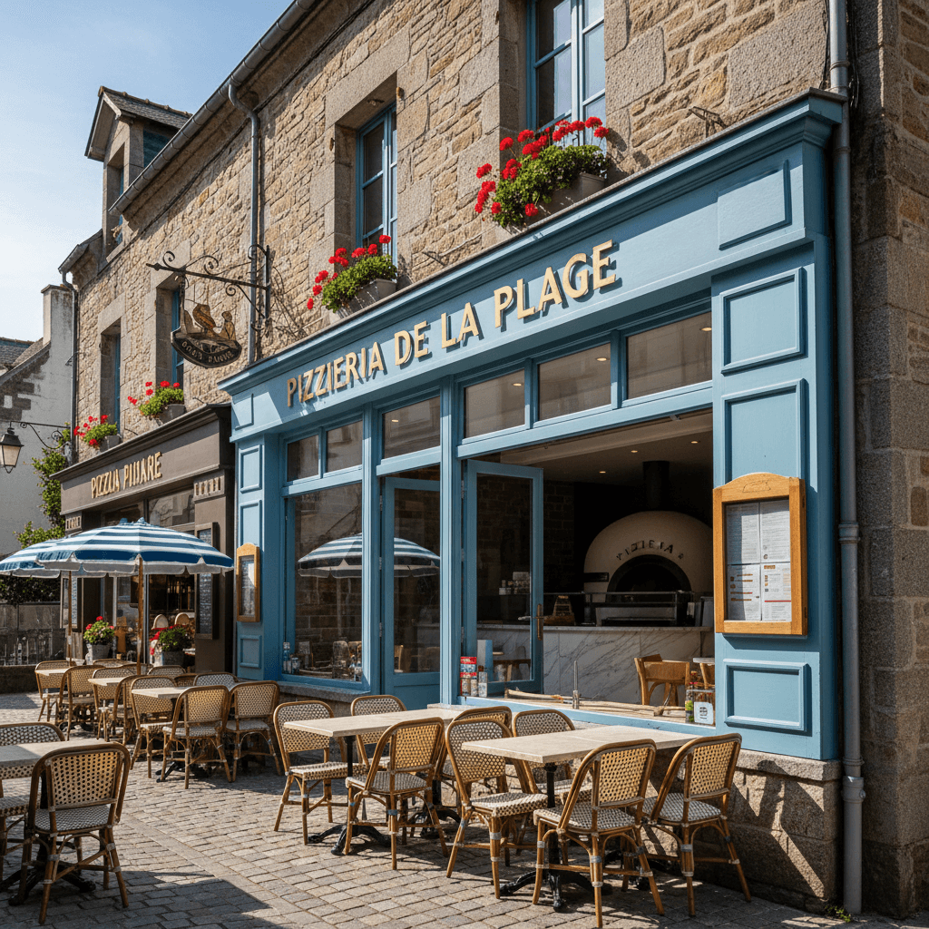Restaurant à Vannes : terrasse - extraction - Image 1