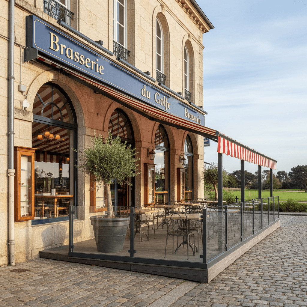 Bar-brasserie 360m² à Vannes : terrasse - licence IV - Image 1