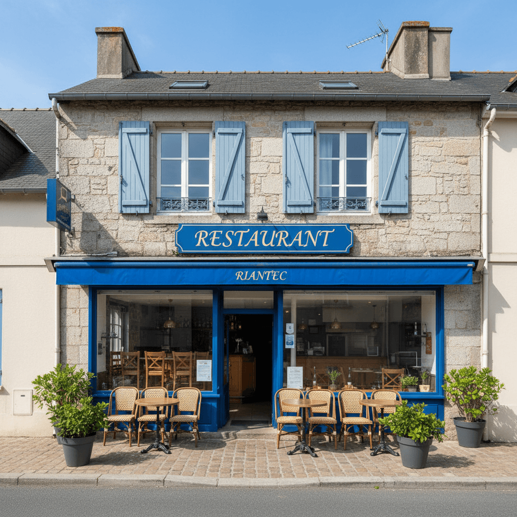 Restaurant 207m² à Riantec : terrasse - licence IV - Image 1
