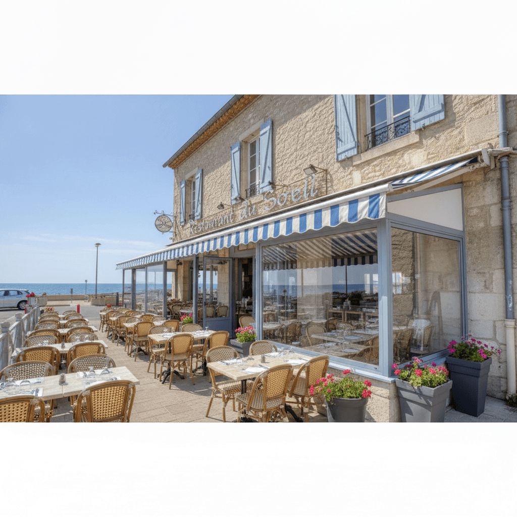 Restaurant 60m² à Valras-Plage : terrasse - licence IV - Image 1