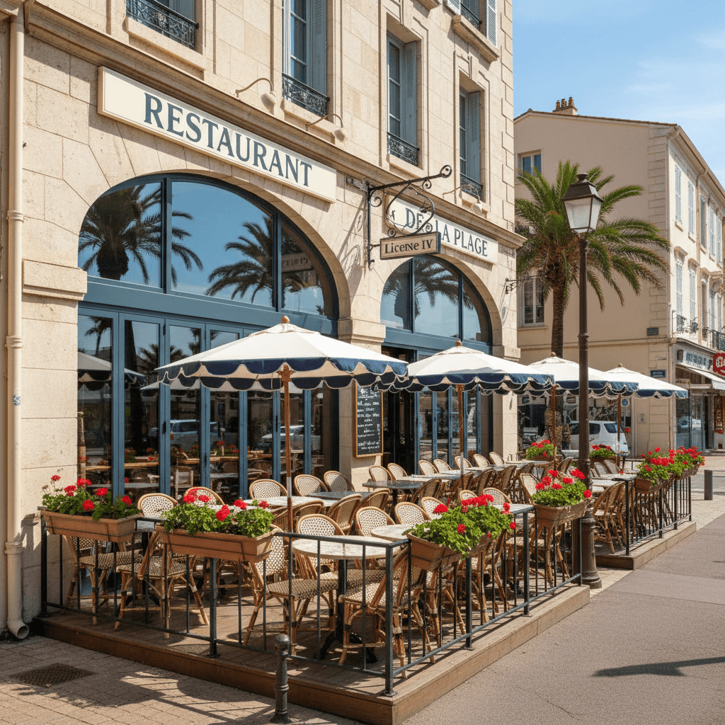 Restaurant à Saint-Raphaël : terrasse - licence IV - Image 1