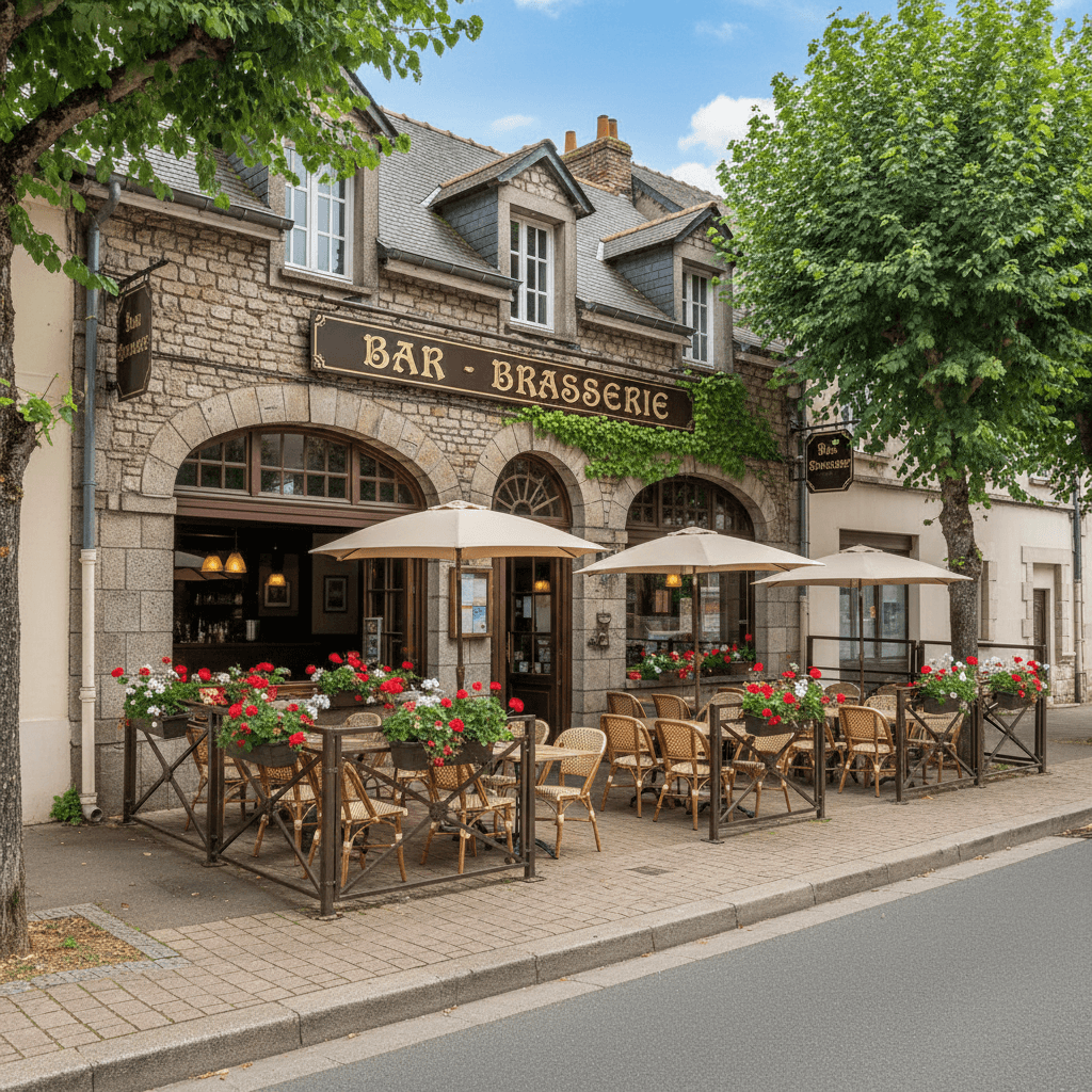Bar-brasserie 360m² à Carquefou : terrasse - licence IV - Image 1