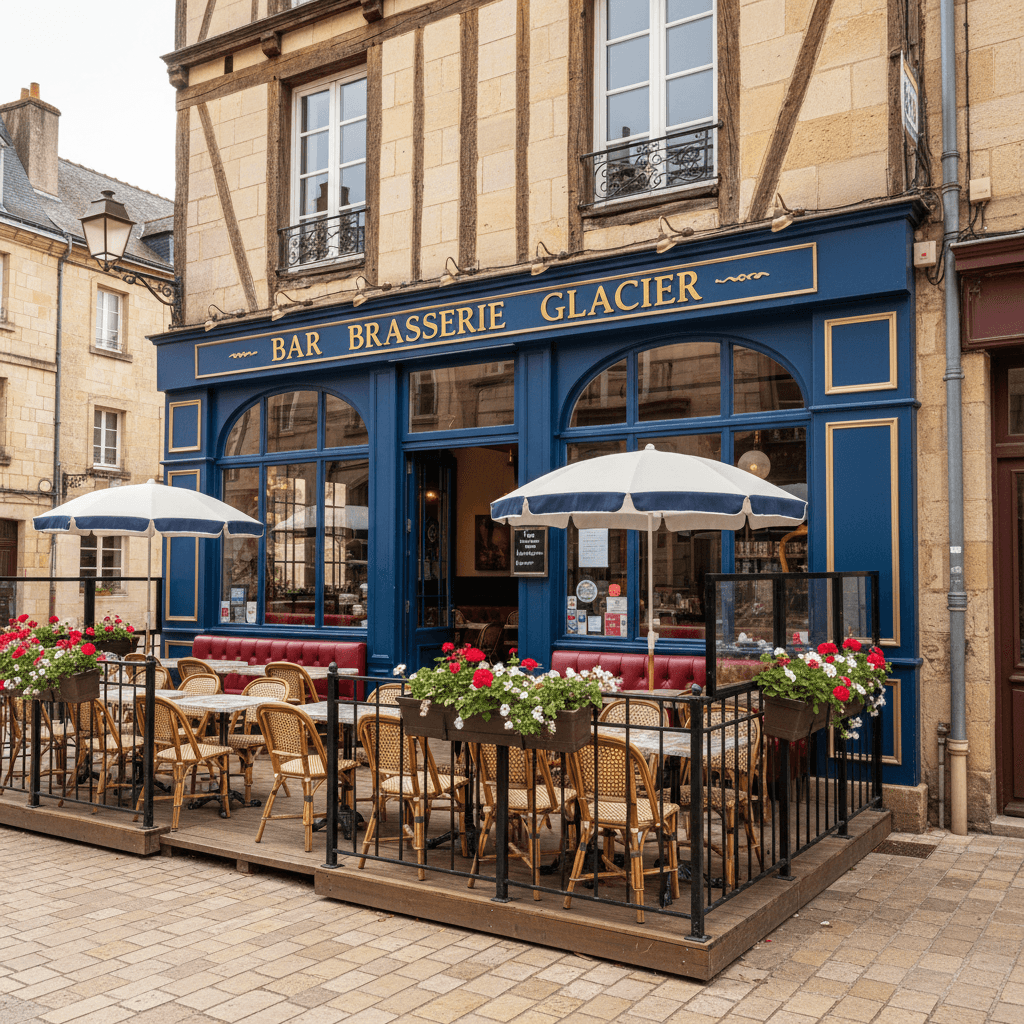 Bar-brasserie à Périgueux : terrasse - licence IV - Image 1