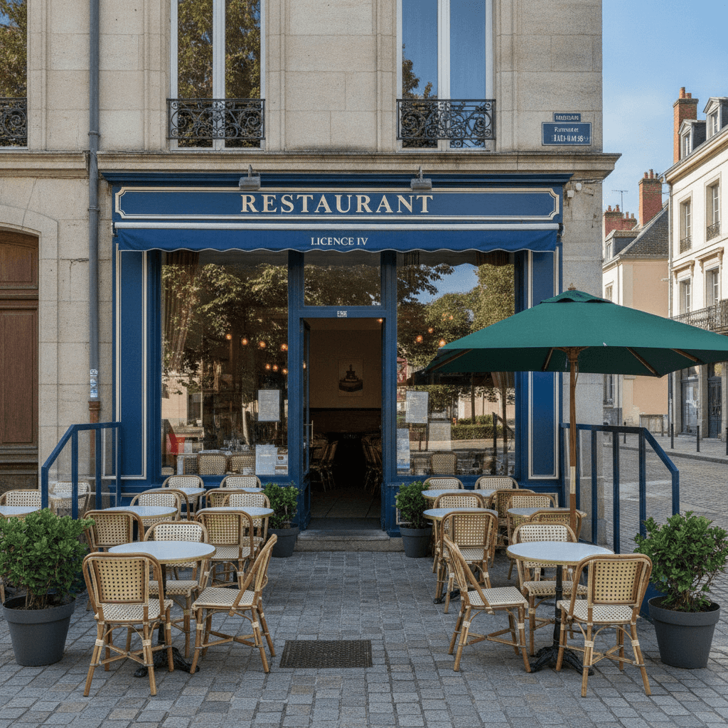 Restaurant à Albertville : terrasse - licence IV - Image 1