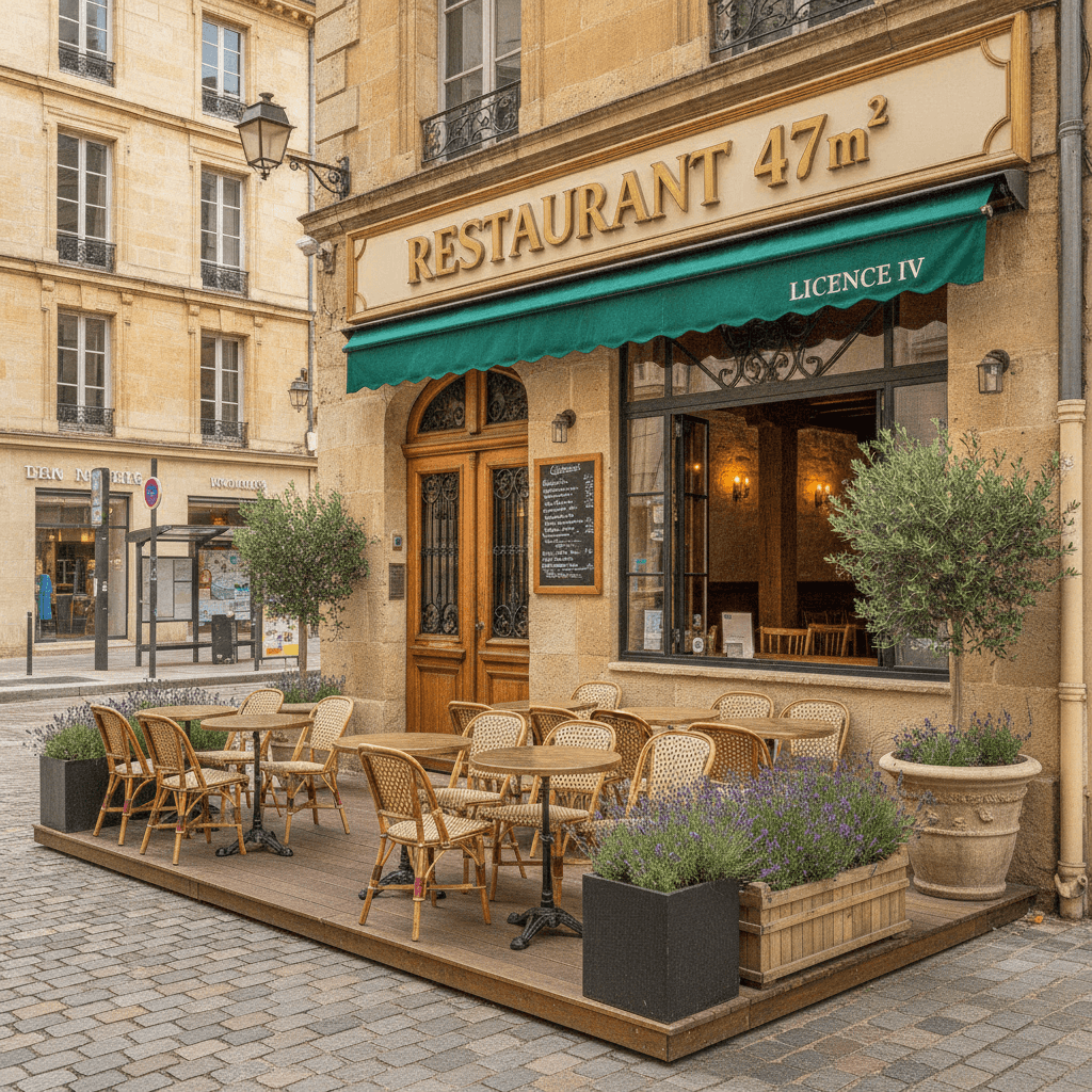 Restaurant 47m² à Montpellier : terrasse - licence IV - Image 1