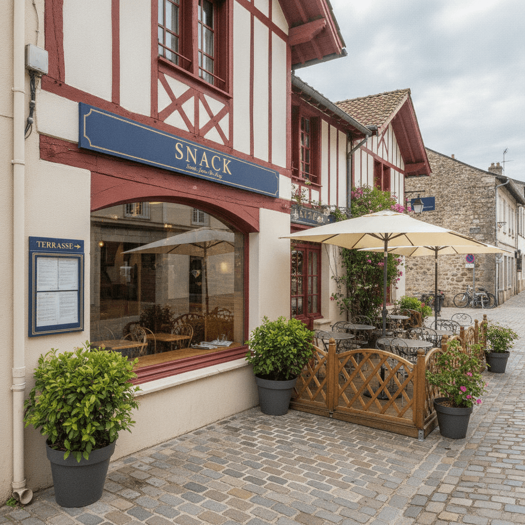 Snack 53m² à Saint-Jean-De-Luz : terrasse - Image 1