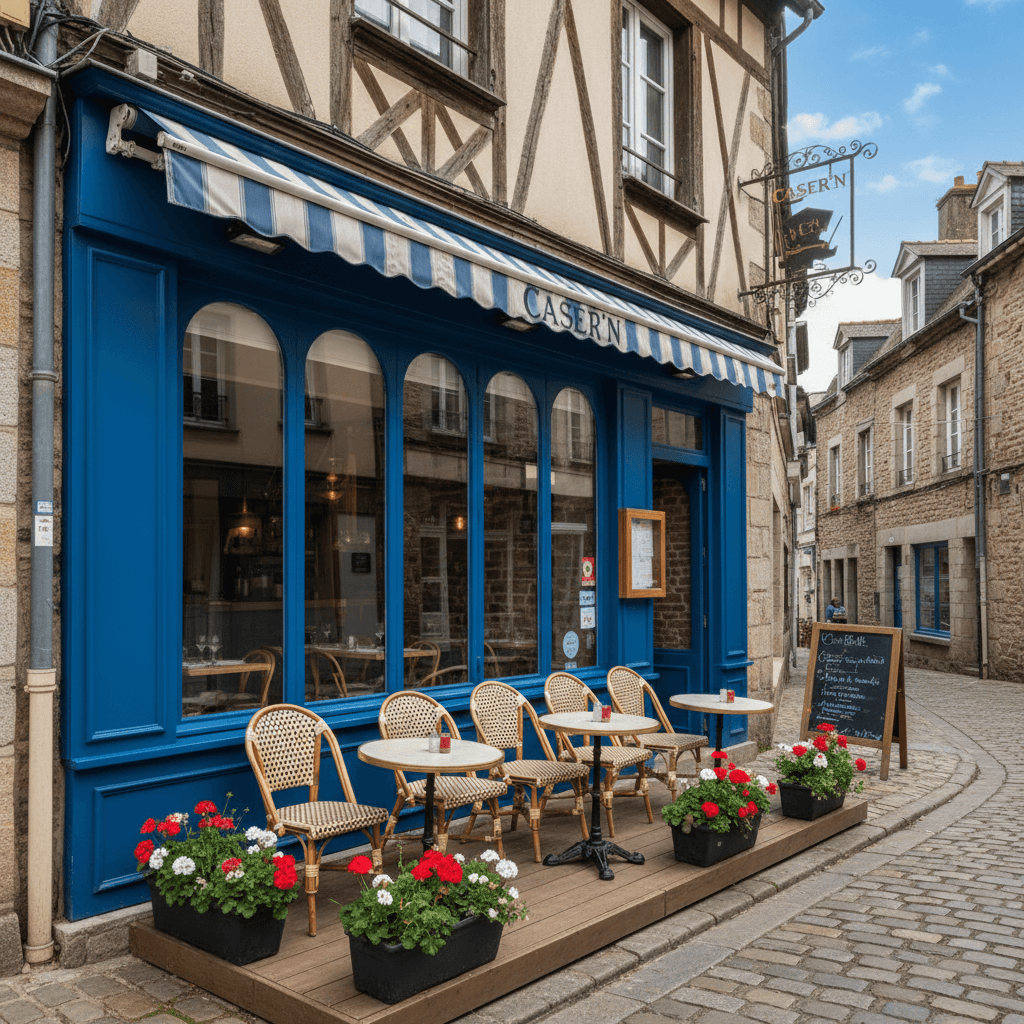Restaurant 320m² à Dinan : terrasse - licence IV - Image 1