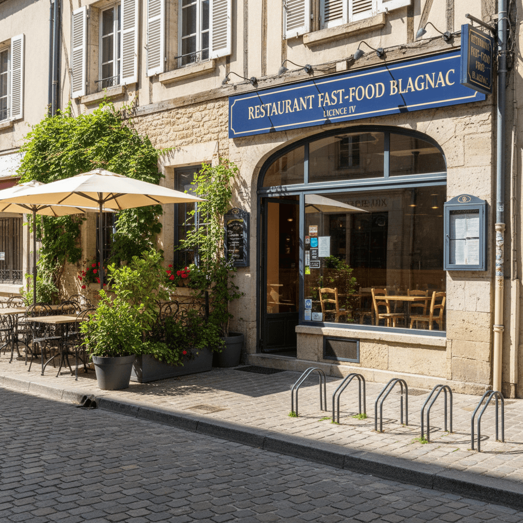 Fast-food 80m² à Blagnac : terrasse - licence IV - Image 1