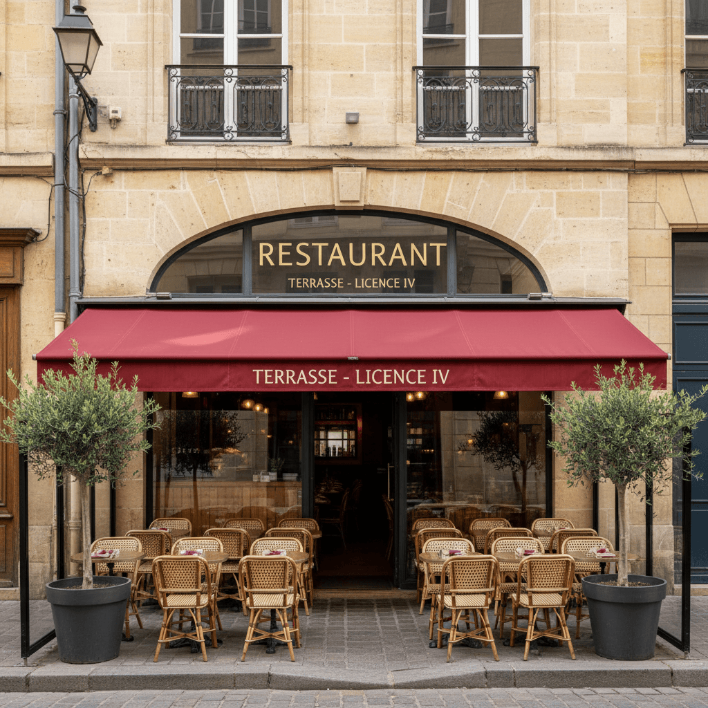 Restaurant 70m² à Bordeaux : terrasse - licence IV - Image 1