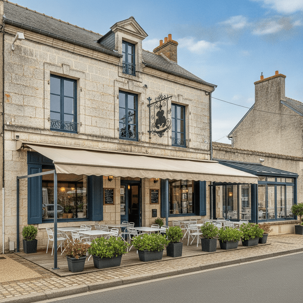 Restaurant 114m² à Chaillé-Les-Marais : terrasse - licence IV - Image 1