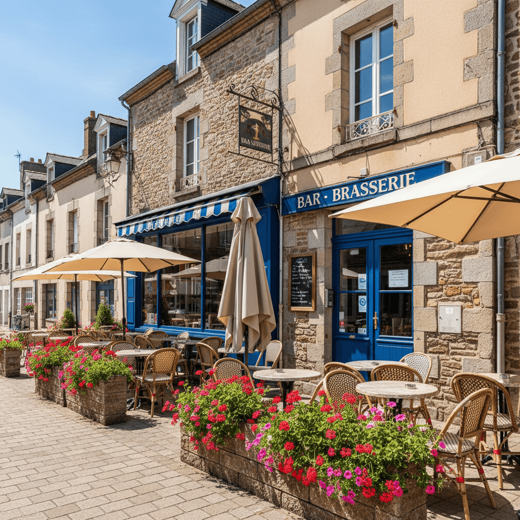 Bar-brasserie à Missillac : terrasse - licence IV - Image 1