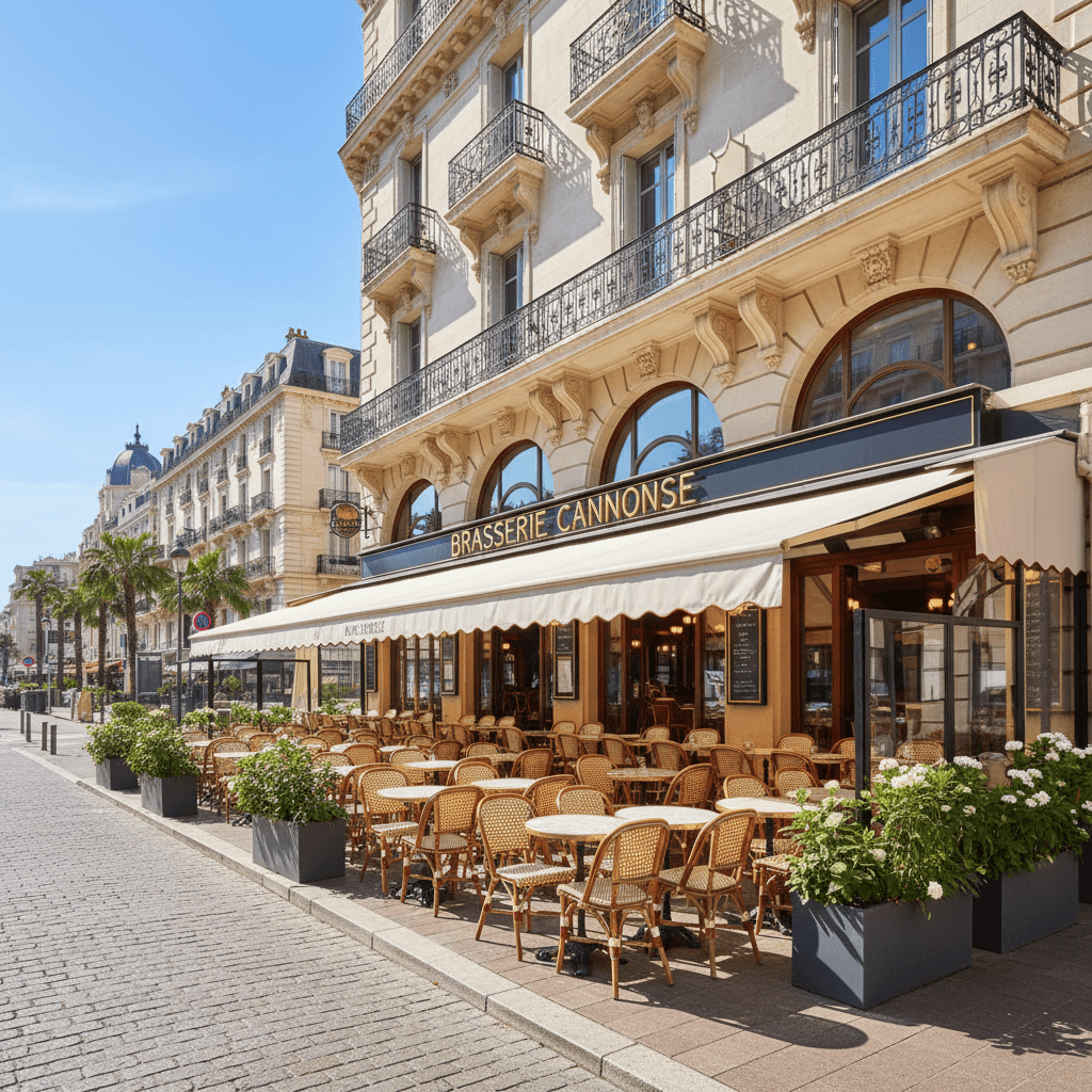 Bar-brasserie à Cannes : terrasse - licence IV - Image 1