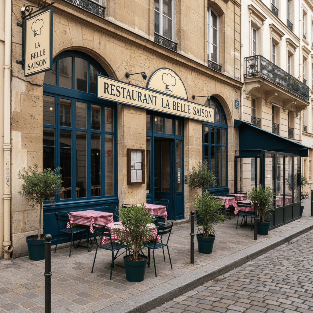 Restaurant à Vienne : terrasse - Image 1