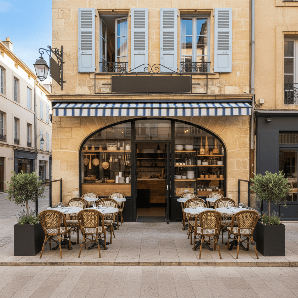 Restaurant 67m² à Nîmes : terrasse - licence IV - Image 1