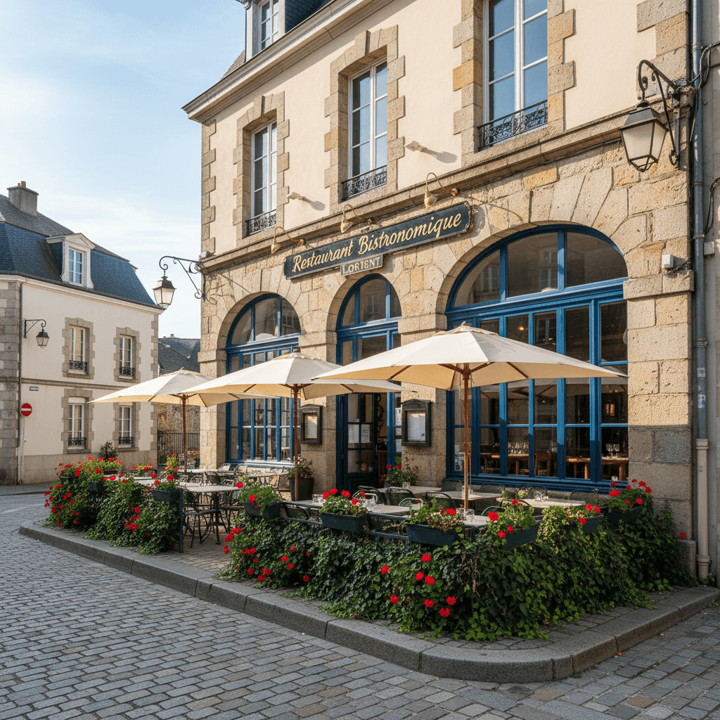 Restaurant à Lorient : terrasse - licence IV - Image 1