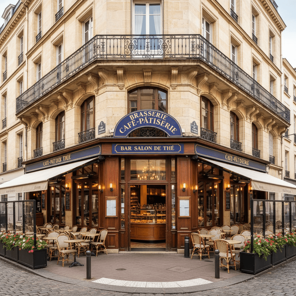 Bar-brasserie 182m² à Bordeaux : terrasse - licence IV