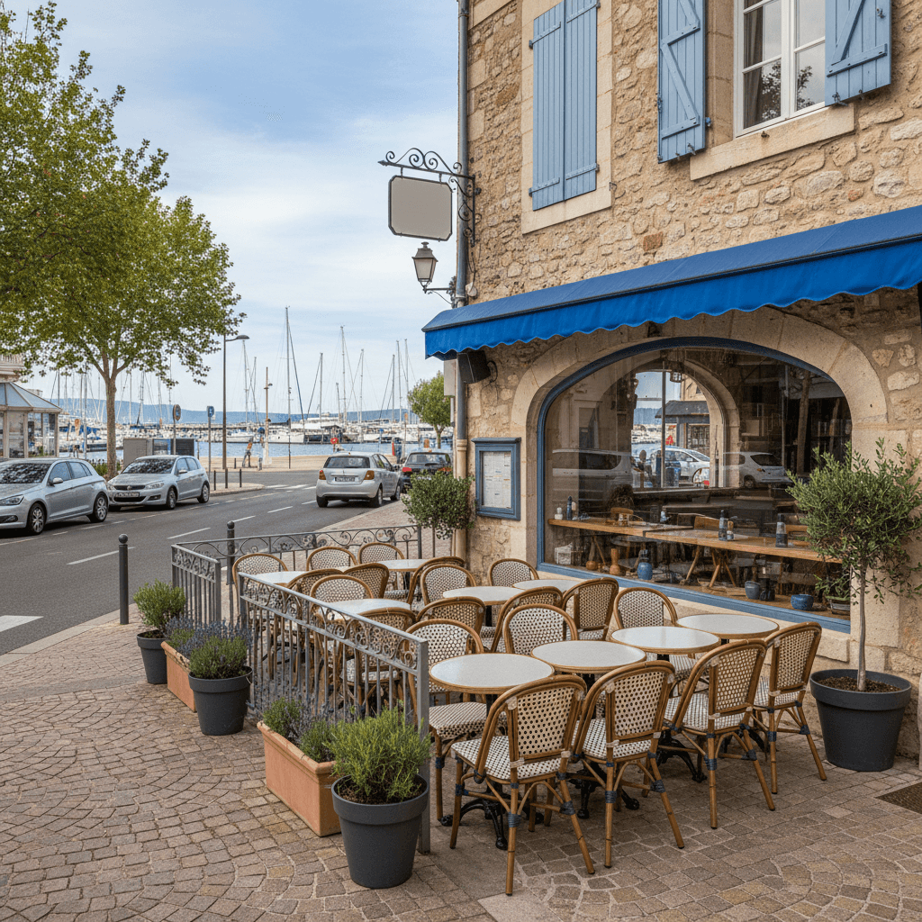 Restaurant 57m² à Valras-Plage : terrasse - licence IV - Image 1