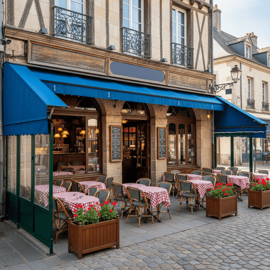 Bar-brasserie à Vannes : terrasse - licence IV - Image 1