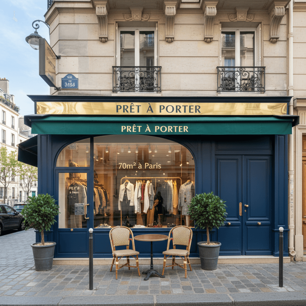 Prêt à porter 70m² à Paris