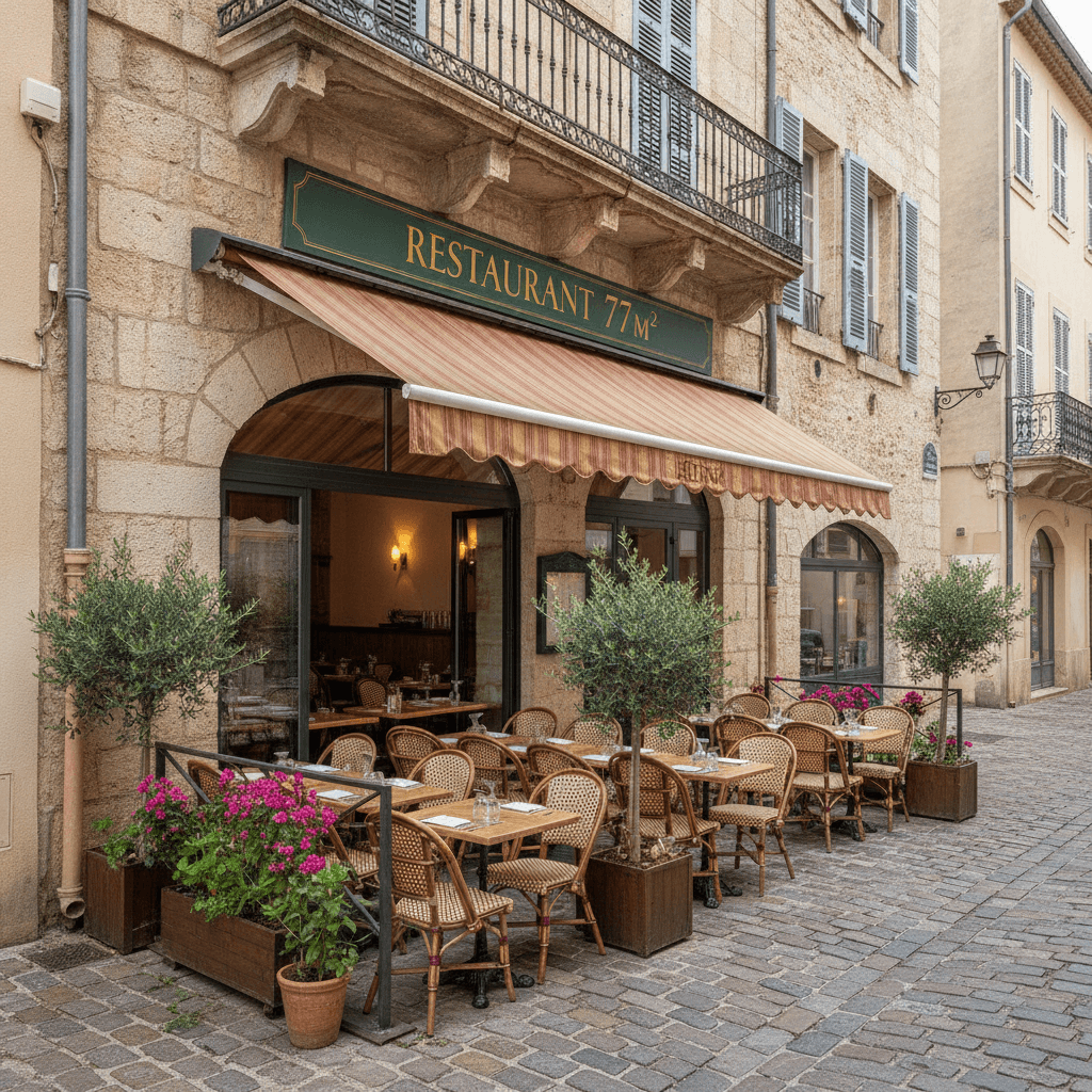 Restaurant 77m² à Ajaccio : terrasse - licence IV - Image 1