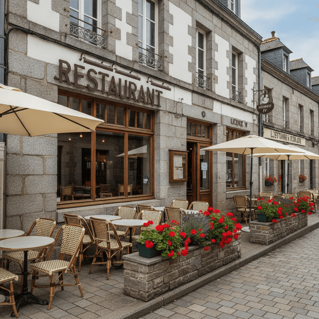 Restaurant à Vannes : terrasse - licence IV - Image 1