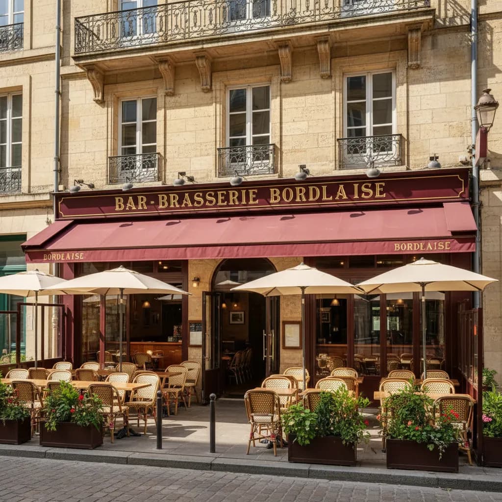 Bar-brasserie 450m² à Bordeaux : terrasse - licence IV - Image 1