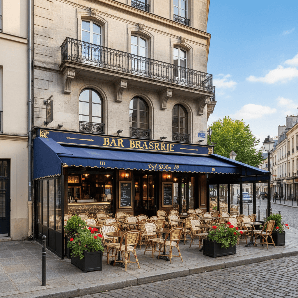Bar-brasserie 120m² à Val-D'Arc : terrasse - licence IV - Image 1