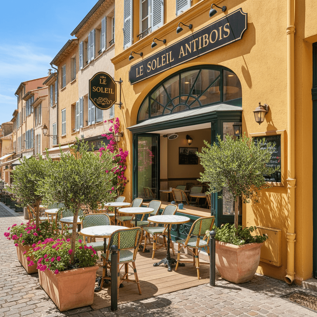 Restaurant 76m² à Antibes : terrasse - licence IV - Image 1