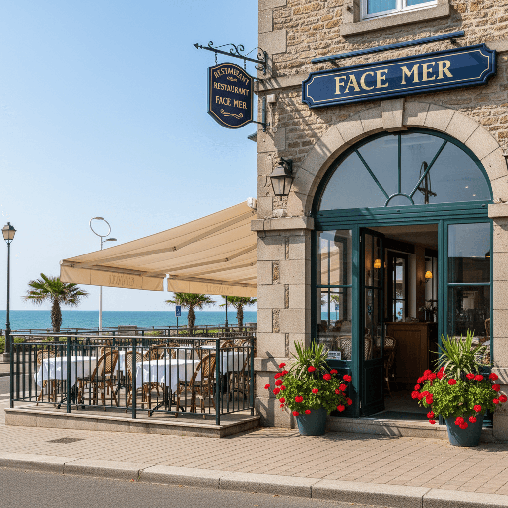 Restaurant 90m² à Le Pouliguen : terrasse - licence IV - Image 1