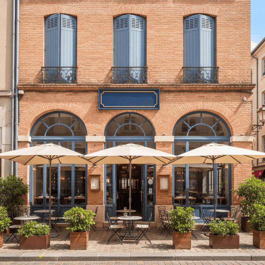 Restaurant 260m² à Toulouse : terrasse - licence IV - Image 1