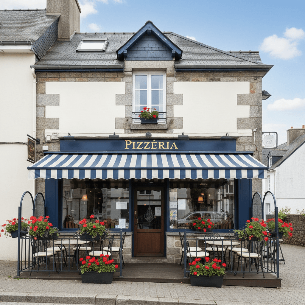 Restaurant à Lorient : terrasse - extraction - Image 1