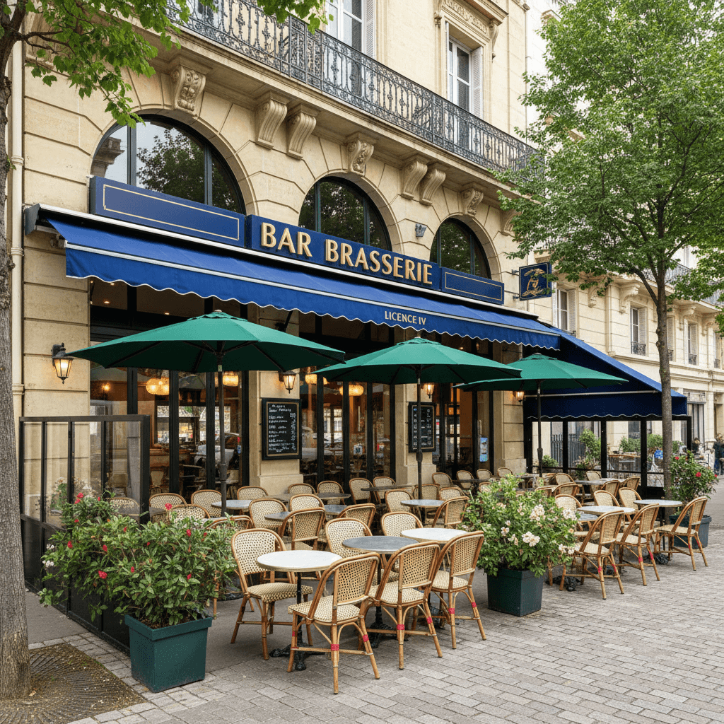 Bar-brasserie 30m² à Villeurbanne : terrasse - licence IV - Image 1