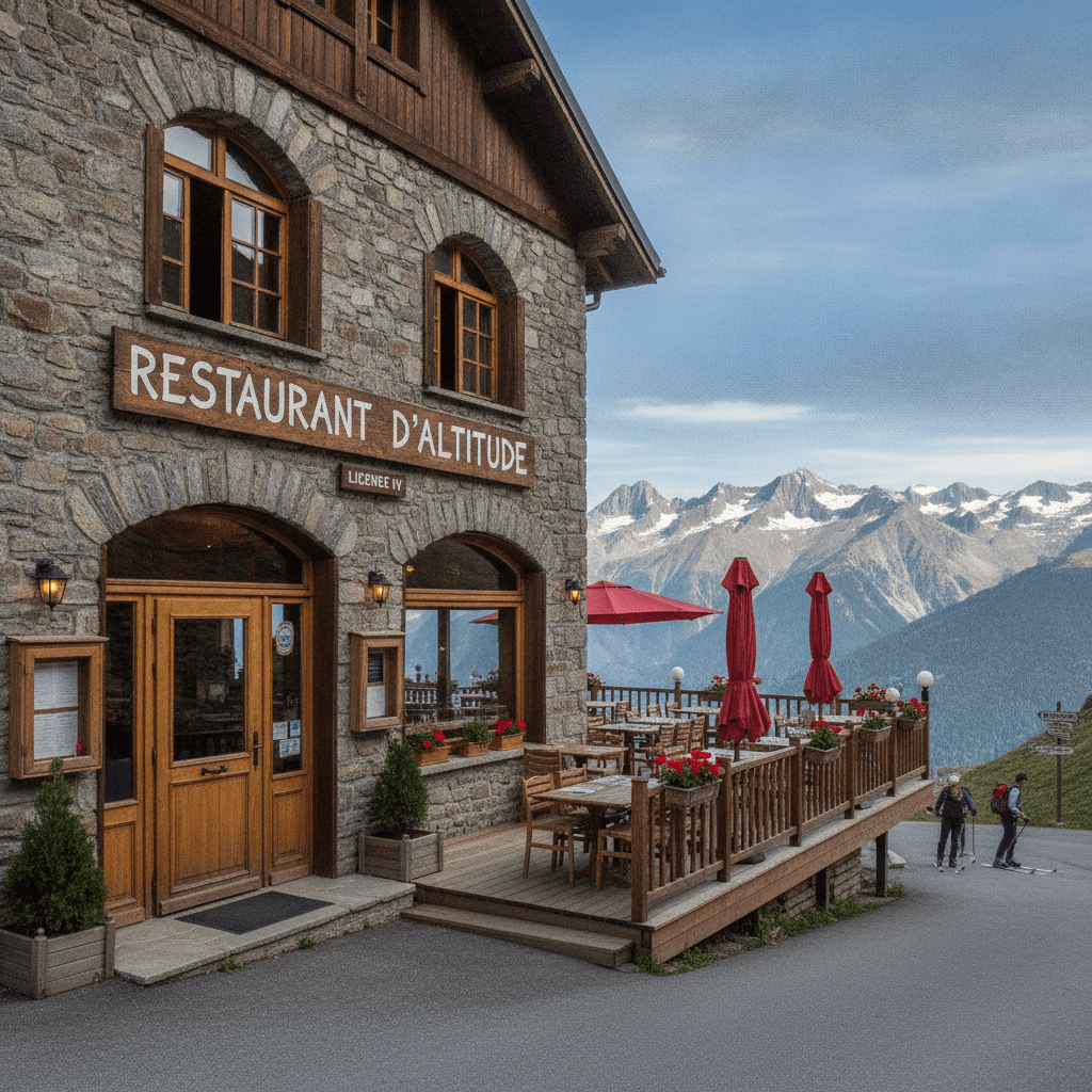 Restaurant à Annecy : terrasse - licence IV - Image 1