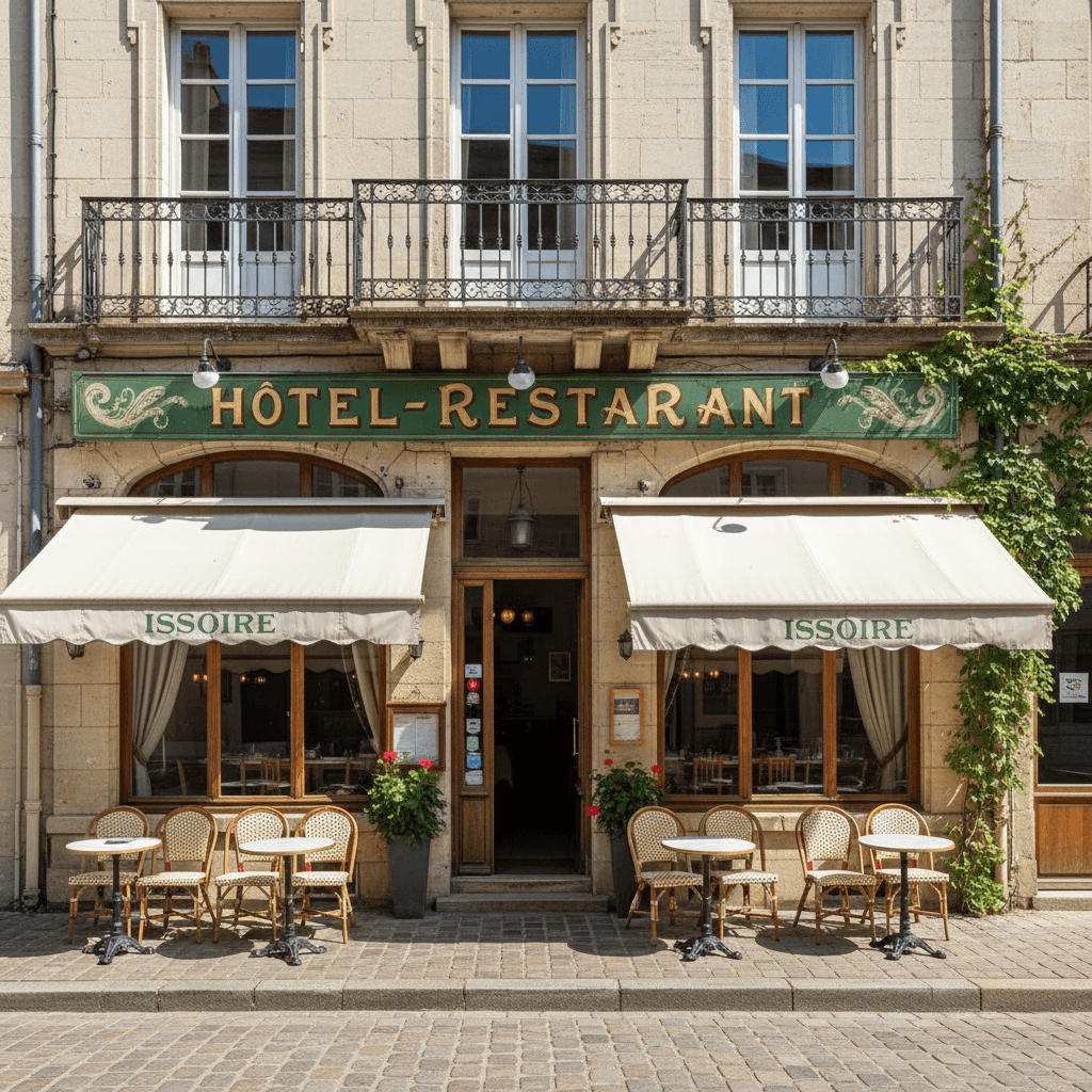 Restaurant 748m² à Issoire : terrasse - licence IV - Image 1