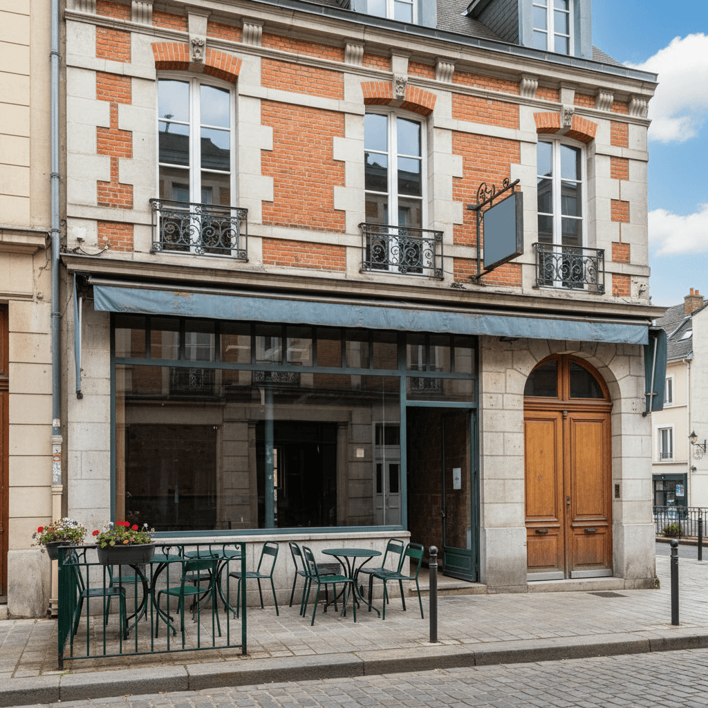 Restaurant 190m² à Lille : terrasse - licence IV