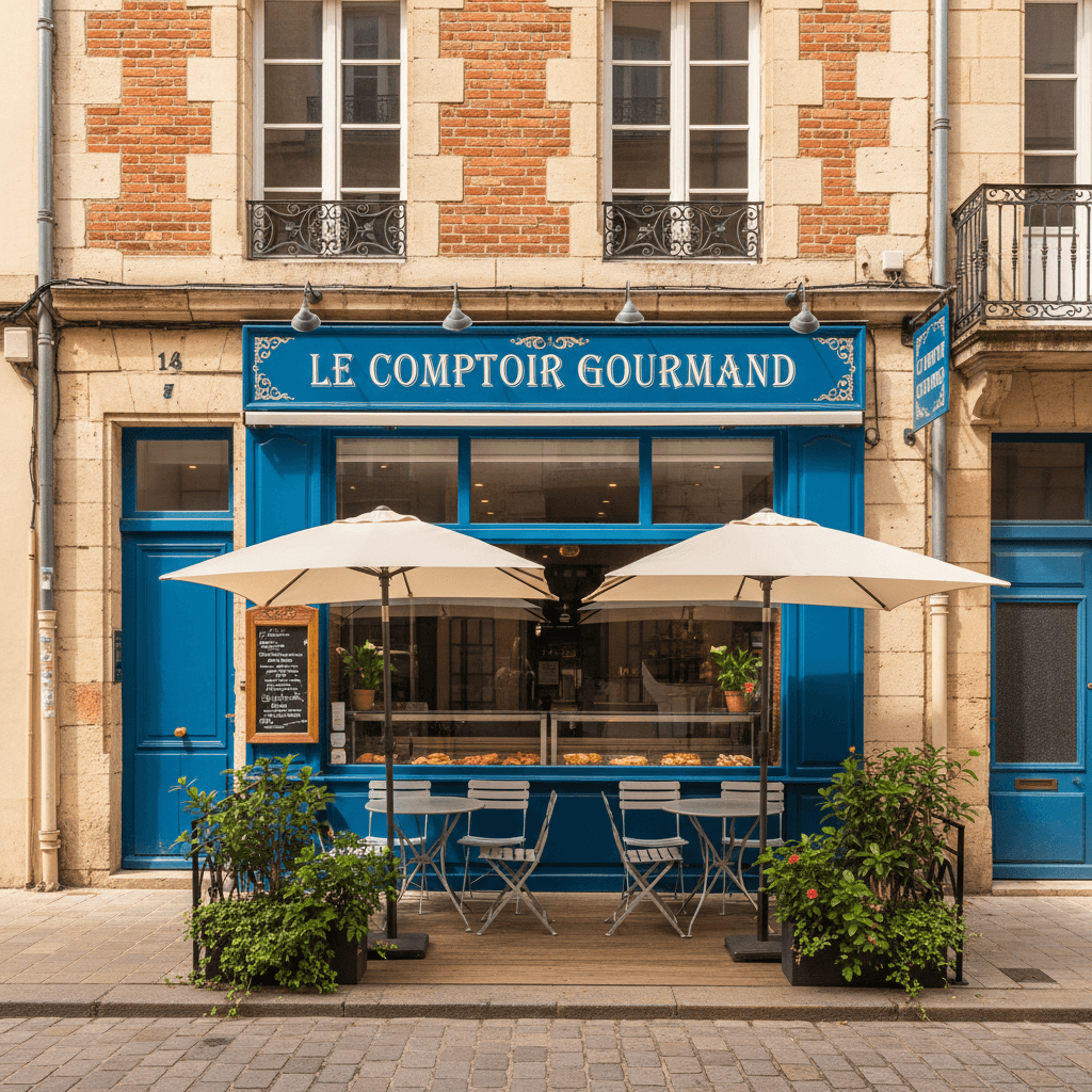 Fast-food 15m² à Toulouse : terrasse