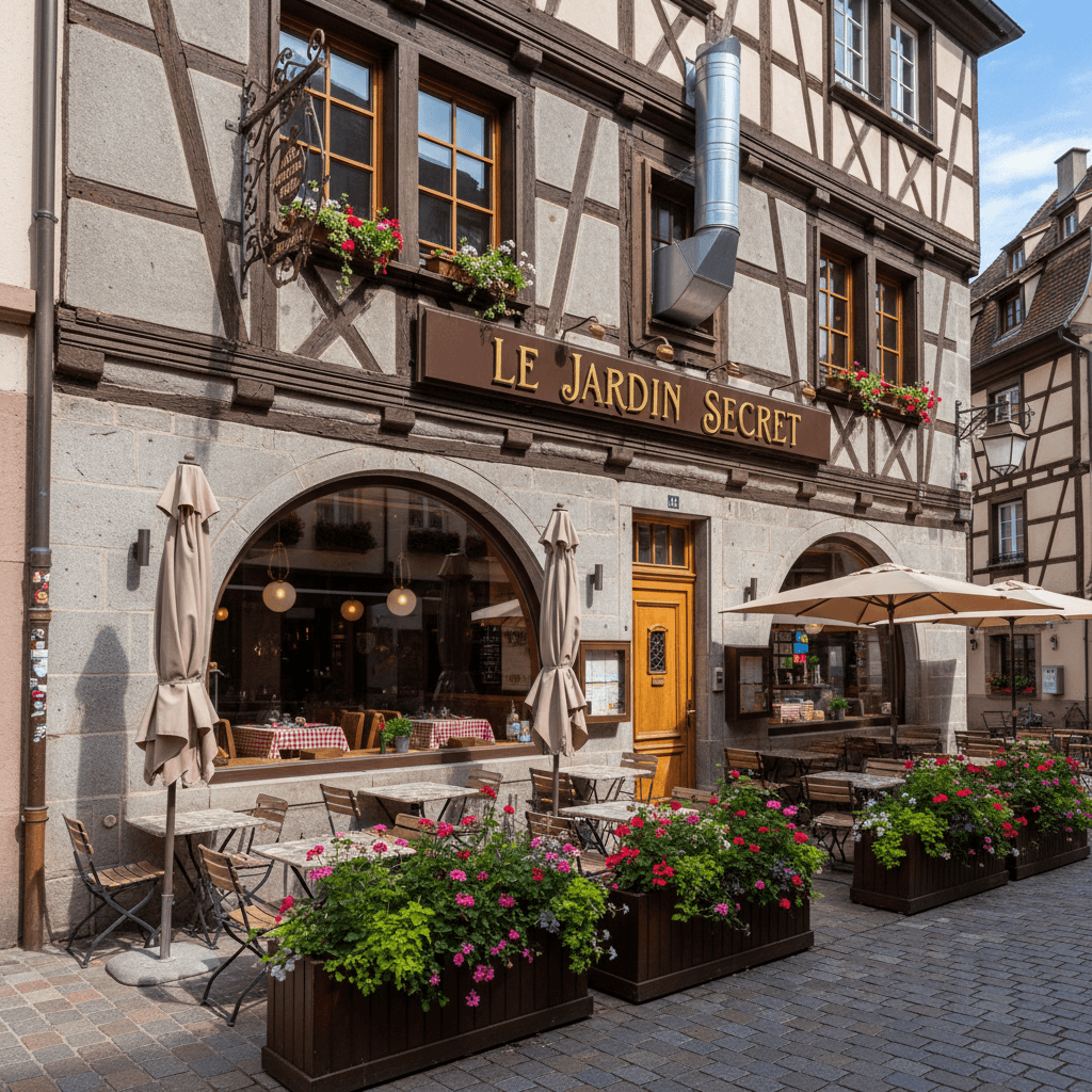 Restaurant 160m² à Strasbourg : terrasse - extraction