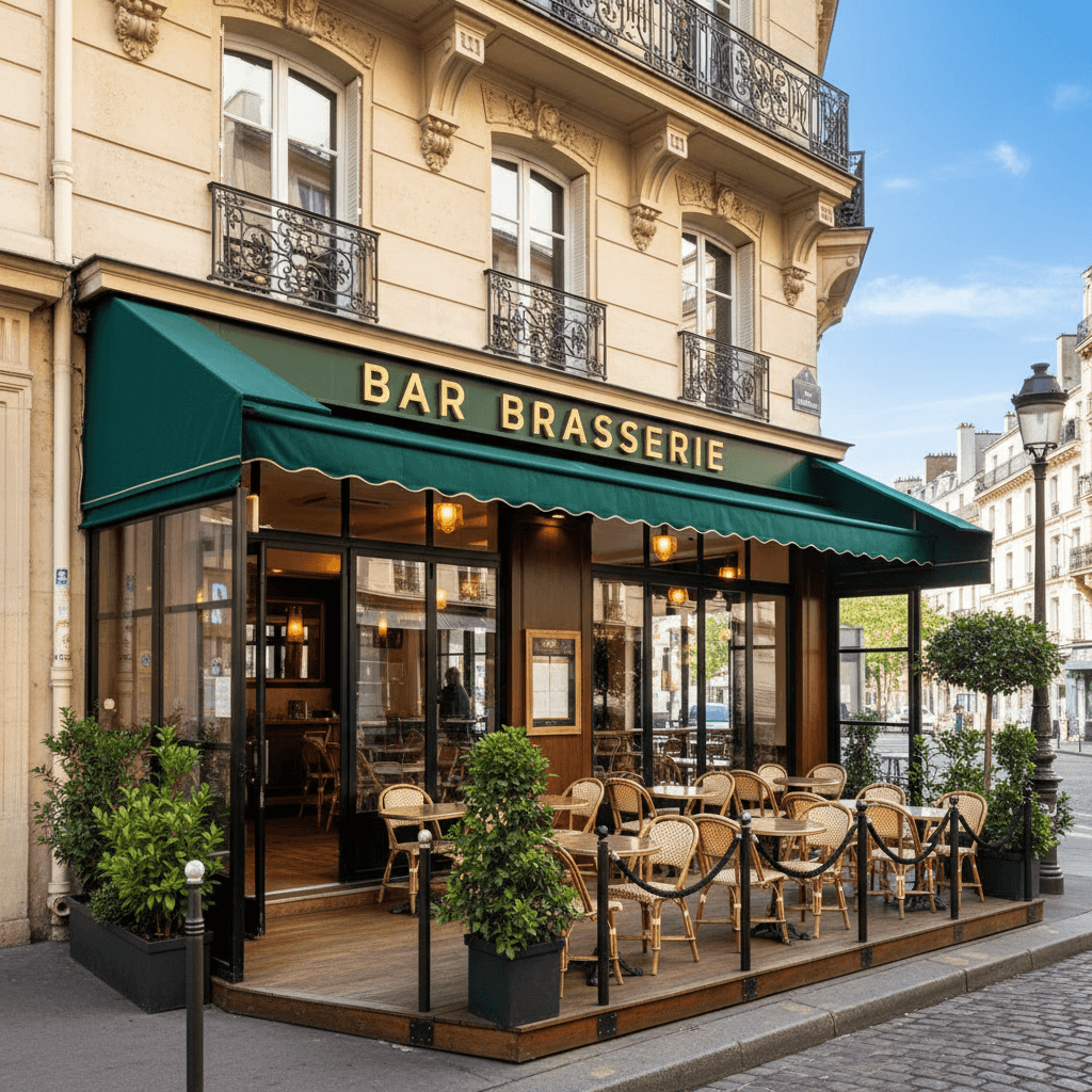 Local Commercial Bar Brasserie à Paris - 160 m²