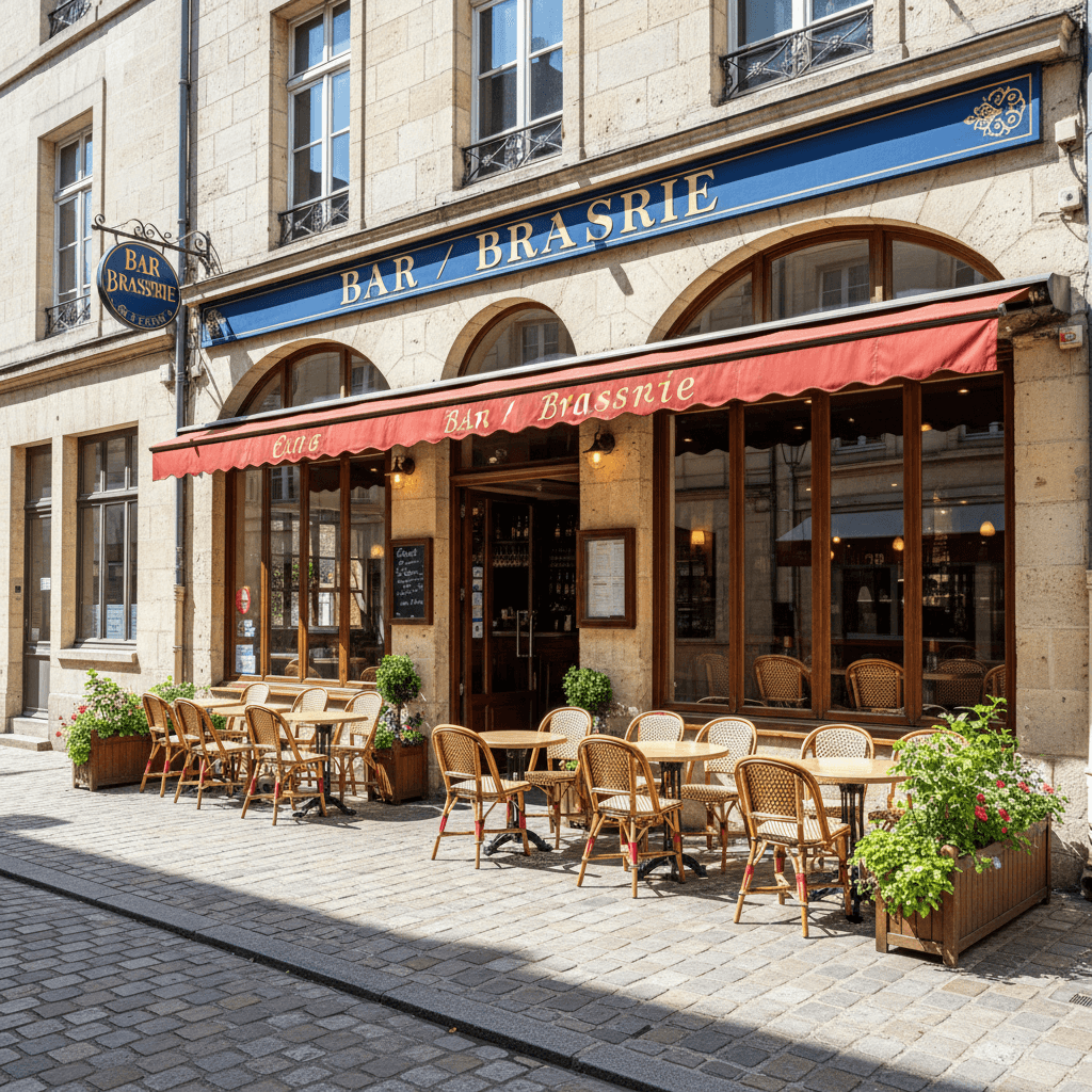 Bar-brasserie à Arras : terrasse - licence IV - Image 1
