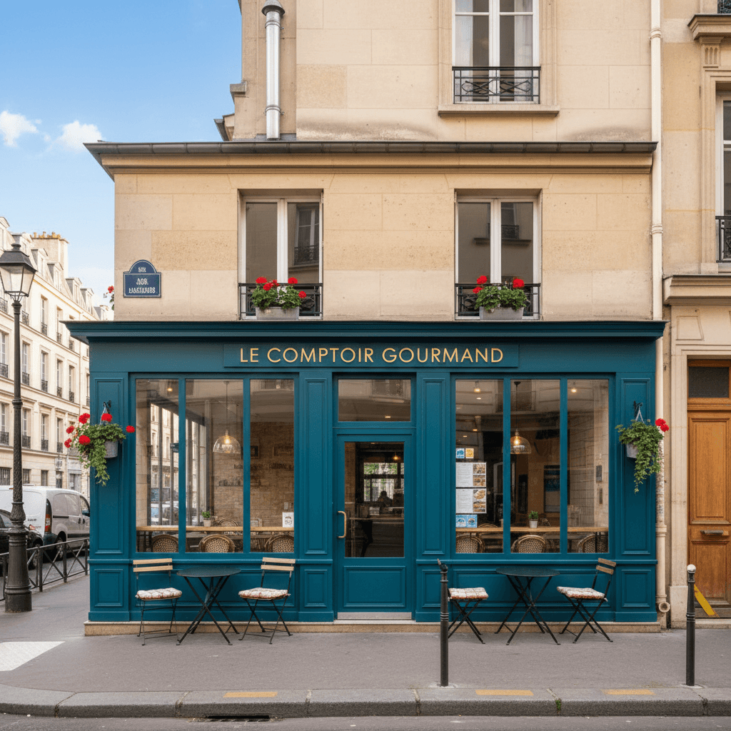 Fast-food 30 couverts à Paris : terrasse - licence IV