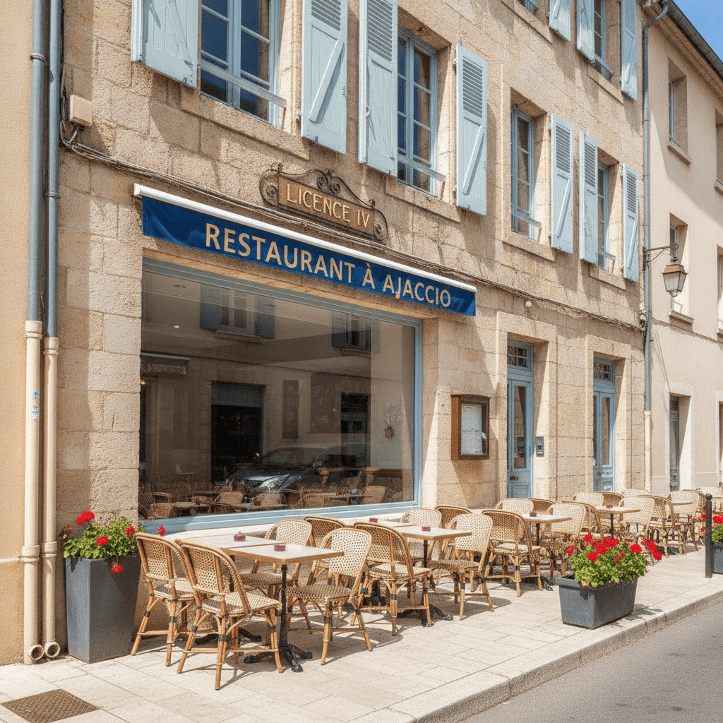 Restaurant à Ajaccio : terrasse - licence IV - Image 1