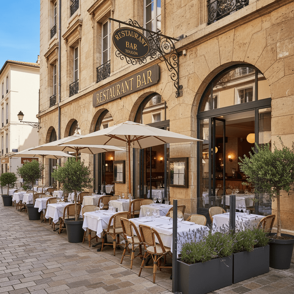 Restaurant 800m² à Toulon : terrasse - licence IV - Image 1