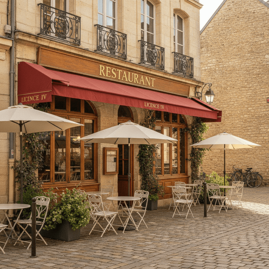 Restaurant à Bourges : terrasse - licence IV - Image 1