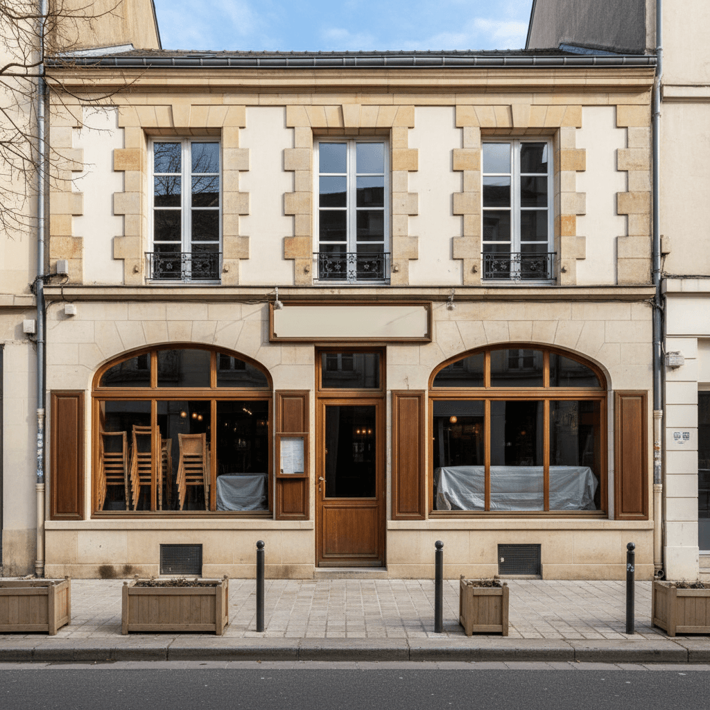 Restaurant à Nantes : terrasse - extraction - Image 1