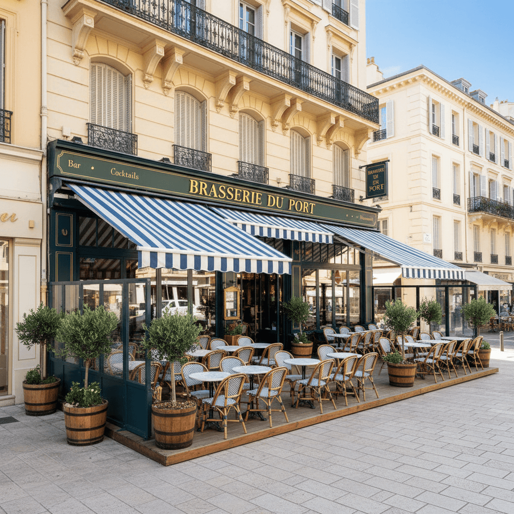 Bar-brasserie 100m² à Nice : terrasse - licence IV