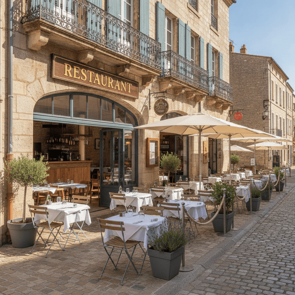 Restaurant 20m² à Carcassonne : terrasse - licence IV - Image 1