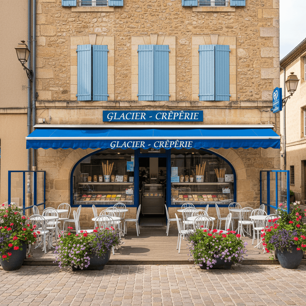 Snack à Carcassonne : terrasse - Image 1
