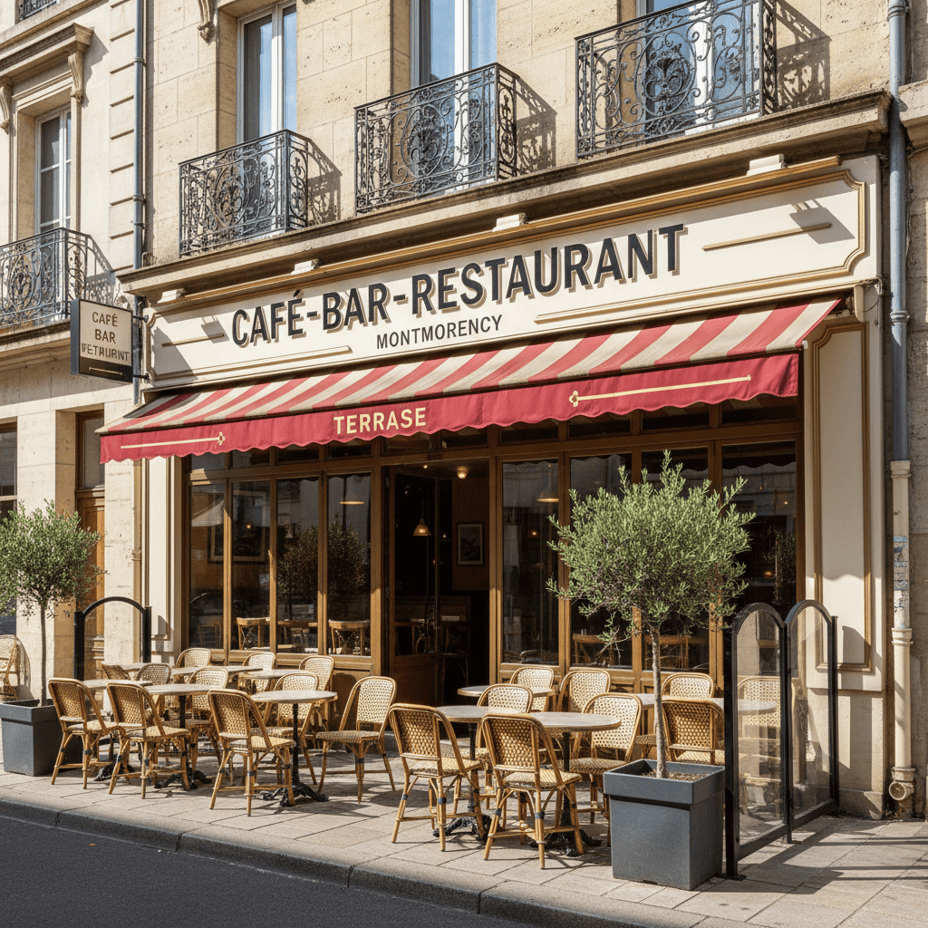 Café-Bar-Restaurant avec Terrasse à Montmorency - Image 1