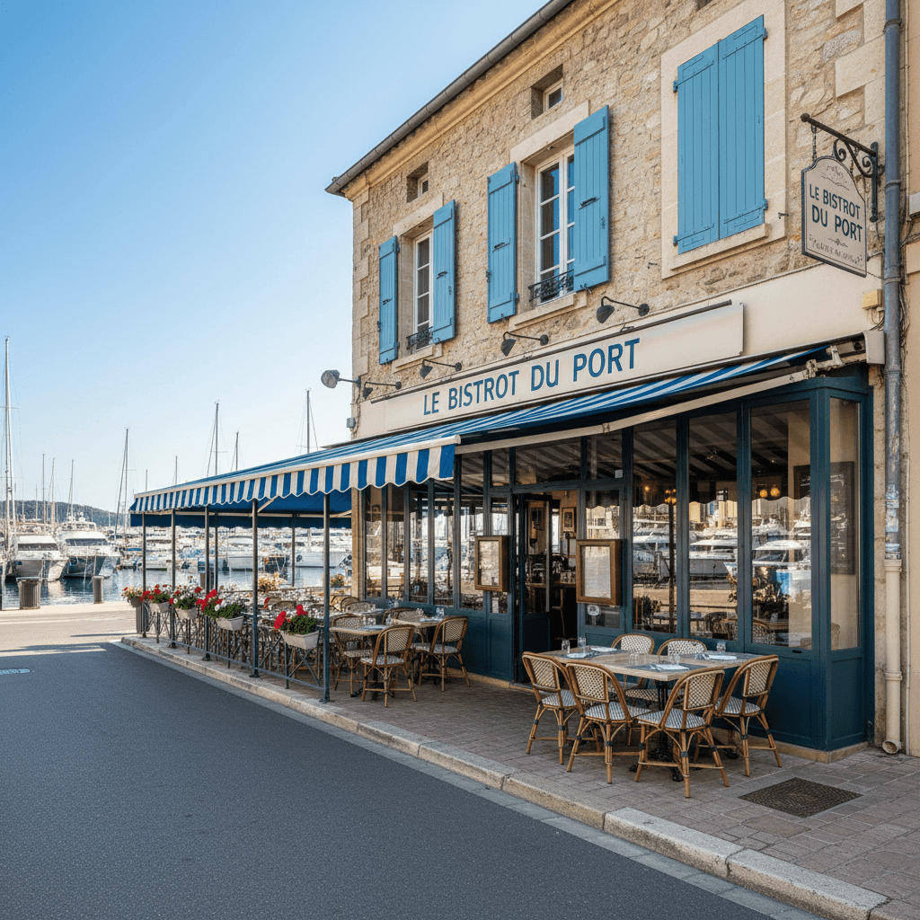 Restaurant 70m² à Toulon : terrasse - extraction - Image 1