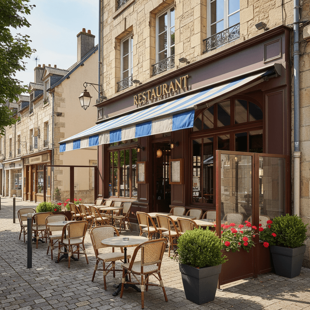 Restaurant 360m² à Angers : terrasse - licence IV